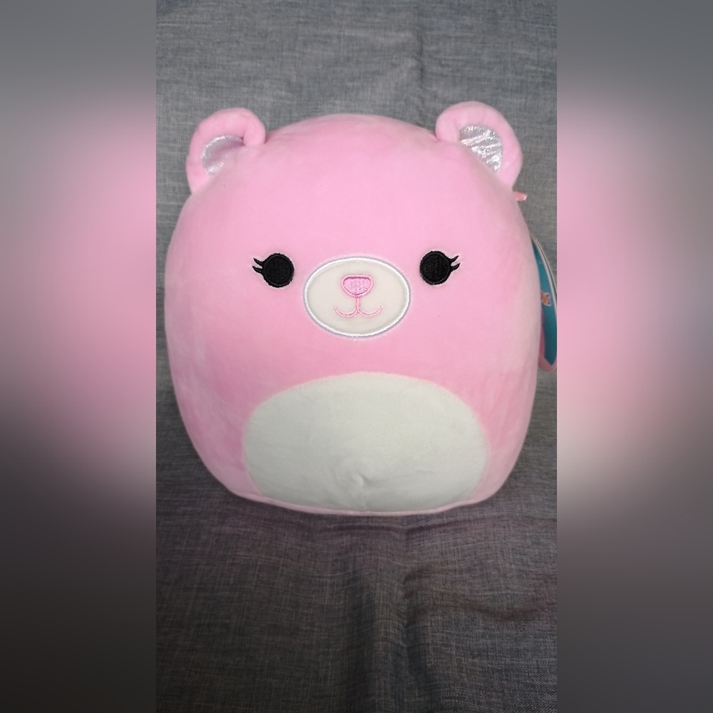 Squishmallows Zaya Pink Bear Plush